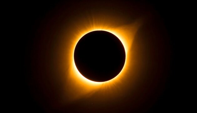 Solar eclipse, brilliant ring of fire