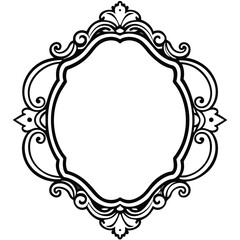 antique carved frame