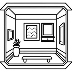 living room gallery frame