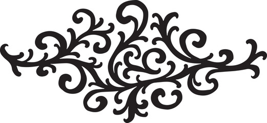 "Vintage Ornamental Flourish Design"