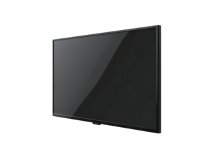 Smart tv angle view with shadow