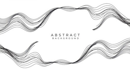 Abstract Flowing Lines