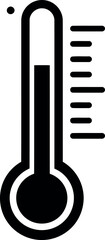 Thermometer icon temperature measurement weather