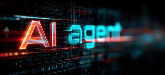 A modern highway designed for the future showcasing the potential of autonomous AI agents in a technological landscape