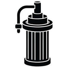 water filter pump vector icon