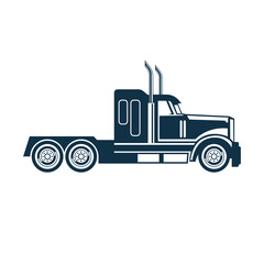 truck abstract logo modern style