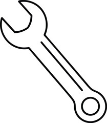 wrench vector illustration