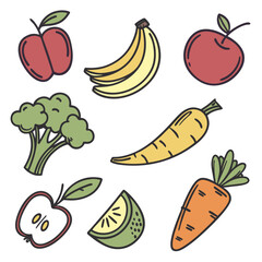Fruit Vector Icons

