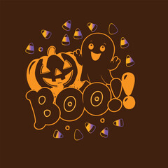Halloween new t-shirt vector design