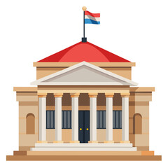 vector illustration of a building