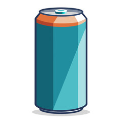 tin can isolated on white