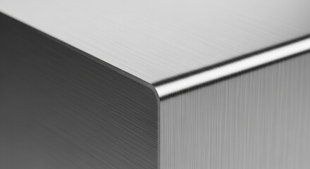 Stainless Steel Surface Close-Up – Minimalist Brushed Metal Texture