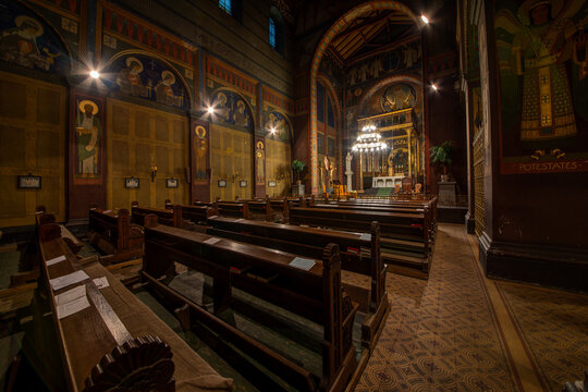 The Monastery of St. Gabriel is a former religious house of the Benedictine nuns of the Beuron Congregation. The area originally included the convent church of the Annunciation of the Virgin Mary.
