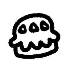 yummy yum yum pie png outline cute for kids handwrite design clipart cartoon handwritten doodle element