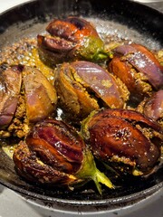 roasted eggplant with potatoes