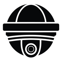 dome security camera vector icon