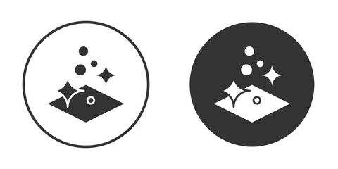 Clean floor surface icons concept in solid versions. Flat design style.