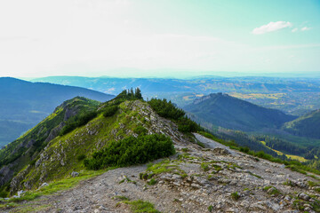 high mountain landscape