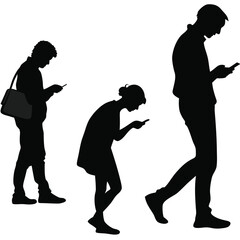 People Using Smartphones