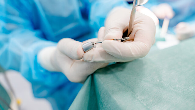 Dental implant procedure in a clinical setting