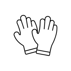 glove pair icon vector