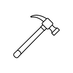 hammer tool icon vector