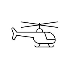 helicopter icon vector