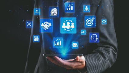 CRM platforms improve customer relationships through data analysis, CRM communication tools, and...