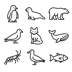 Arctic Animal Icons
