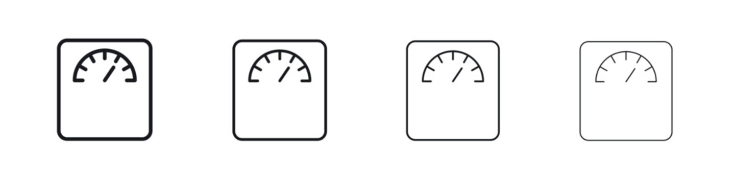 Weight scale icon Eps10. icons graphic design