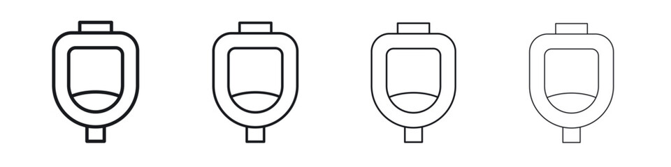 Urinal icon Eps10. icons graphic design