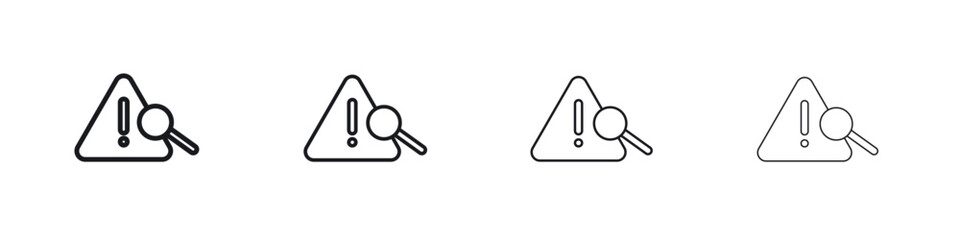 Risk analysis icon Eps10. icons graphic design