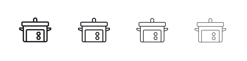 pressure cooker icon Eps10. icons graphic design