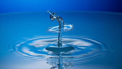 Water Ballet: A Symphony of Blue