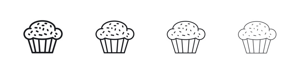 Muffin icon Eps10. icons graphic design