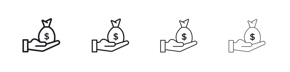 loan icon Eps10. icons graphic design