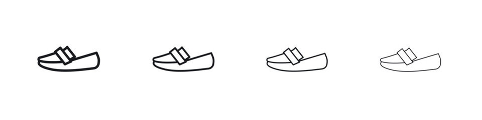 Loafer icon Eps10. icons graphic design