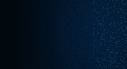 Digital technology background. Digital data square blue pattern pixel background