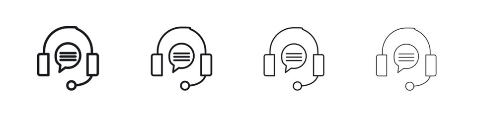 Customer support icon Eps10. icons graphic design