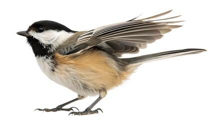 Naklejka premium Png Full Body Chickadee Isolated HD Image
