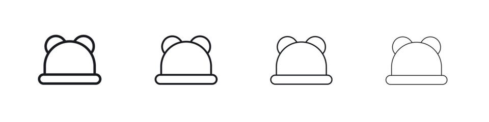 Baby hat icon Eps10. icons graphic design