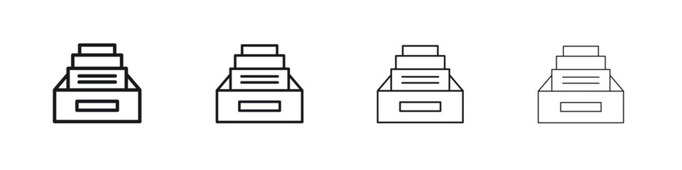 Archive icon Eps10. icons graphic design