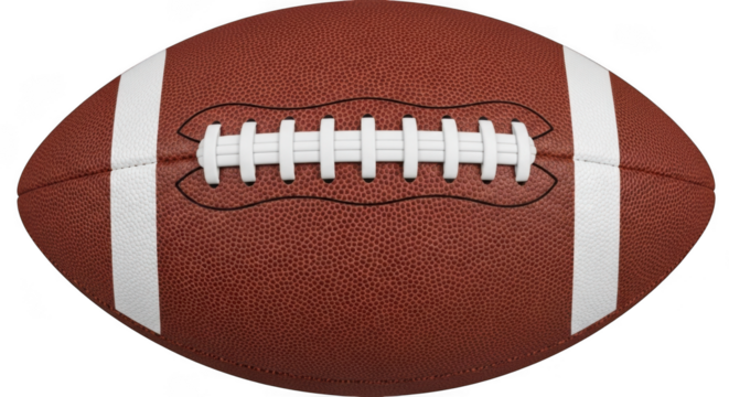 American football isolated on transparent background - Powered by Adobe