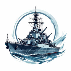 Warship Logo Design Very Cool