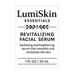 LumiSkin Essentials – Premium Skincare Label Design