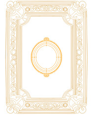 Ornate gold frame,decorative border,vintage style,elegant design Golden filigree frame,classic design element Decorative gold rectangle frame,vintage border,luxury style ornate border,elegant vector.