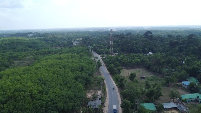 Cox's bazar ramu rabar garden view from the top