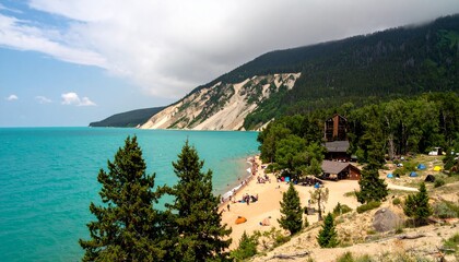 lake in the mountains