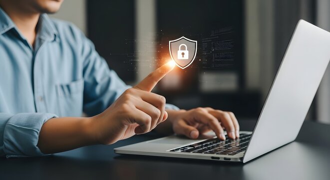 Email marketing campaign strategy new message notification on mobile phone business man - Powered by Adobe