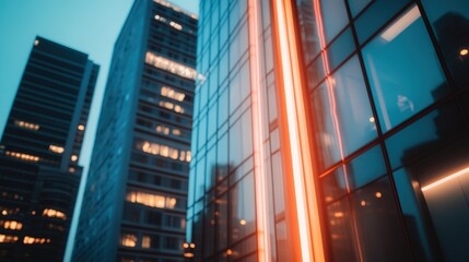 Modern architecture urban cityscape high rise buildings